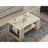 Modern Coffee Table, Travertine Color, 31.5 x 15.7 x 19.7 inches | 100% Melamine Coated Particle Board, Thickness: 0.7 inches | Stylish Solid Beige Design, Perfect for Living Room & Contemporary Decor-1429962632