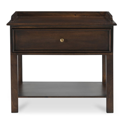 Table de chevet Vianna - brun foncé