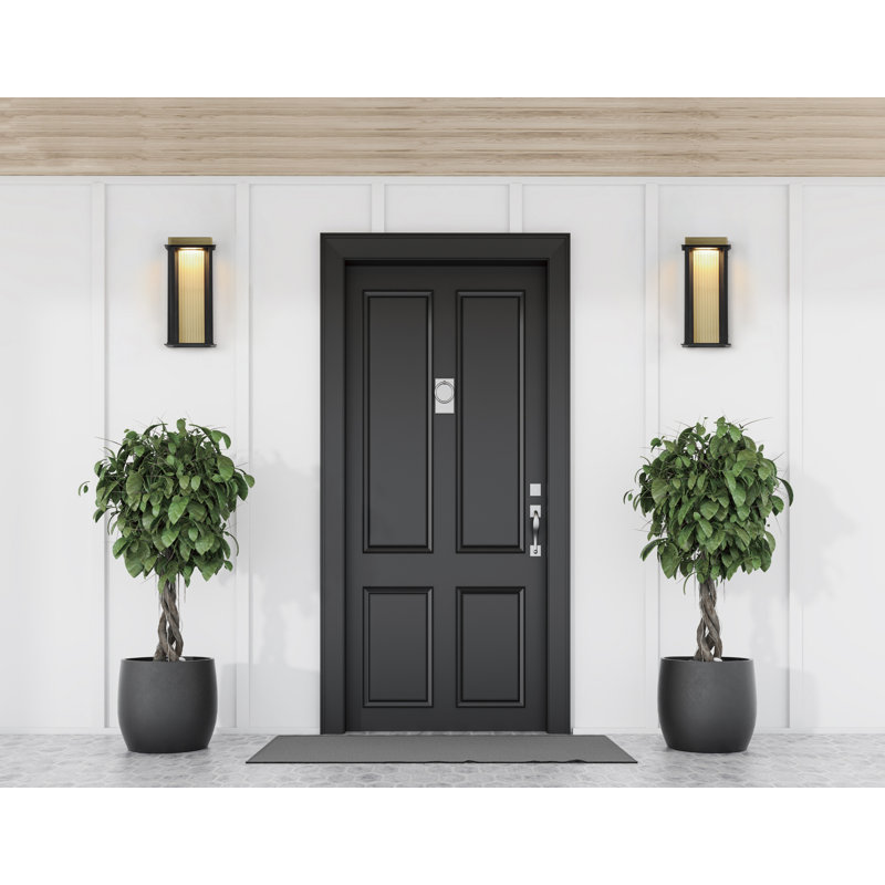 Aluminum, Glass, Stainless Steel LED Wall Light