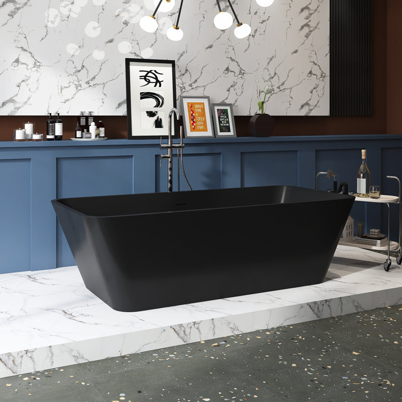 Baignoire de trempage autoportante 67 po