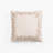 Ruffina Embroidered Cotton Throw Pillow