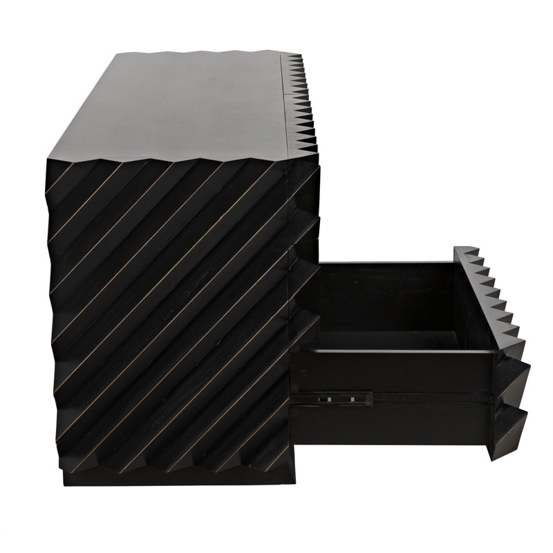 Hiaru 6 - Drawer Solid Wood Dresser