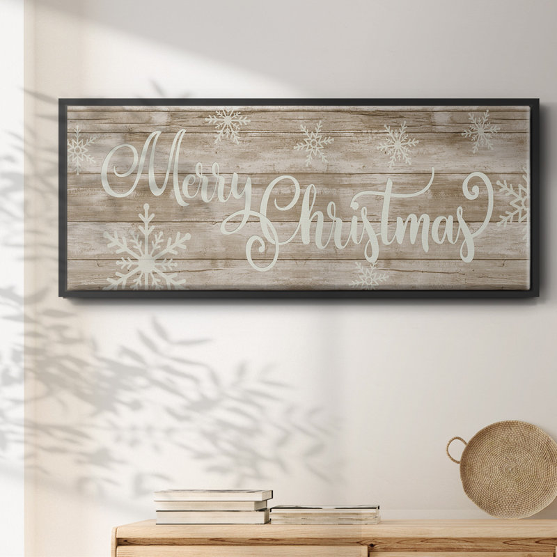 Merry Christmas- Framed Canvas