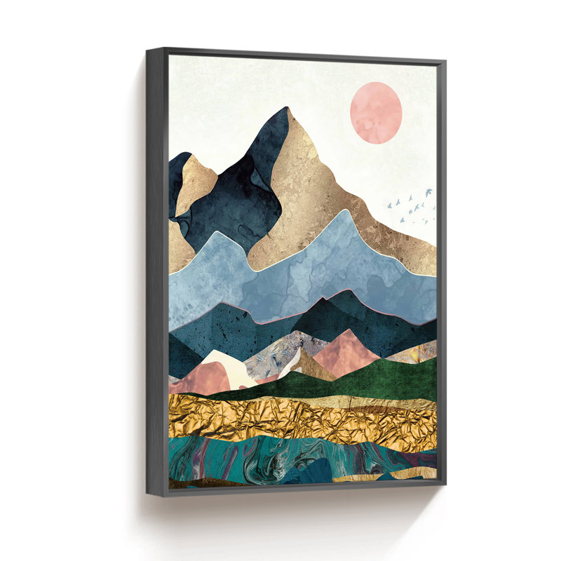 Print, 16" H x 12" W x 1.5" D, Black