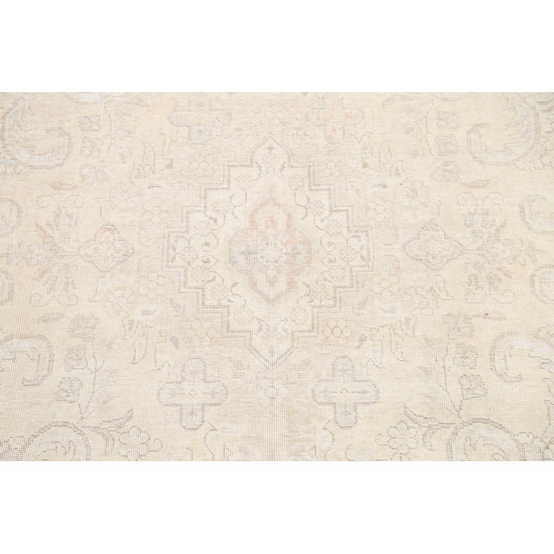 Tapis traditionnel floral discret 7x9