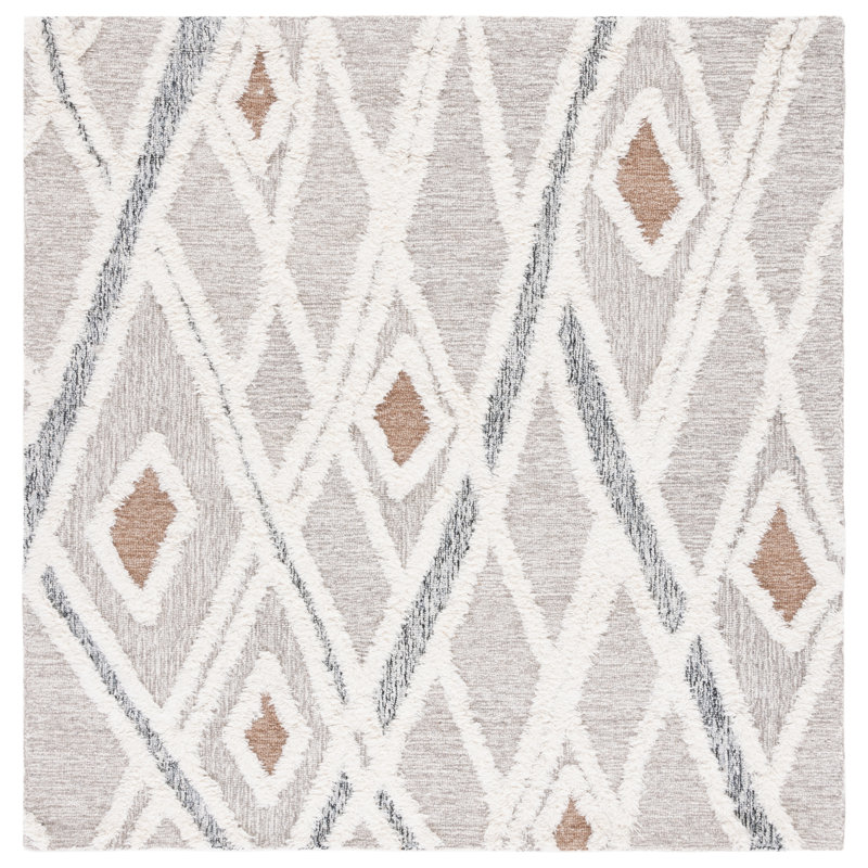 Alirra Geometric Indoor Rug, Square 8'
