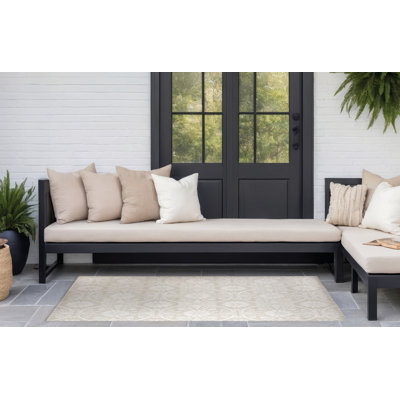 Daisy Tile Outdoor Area Rug