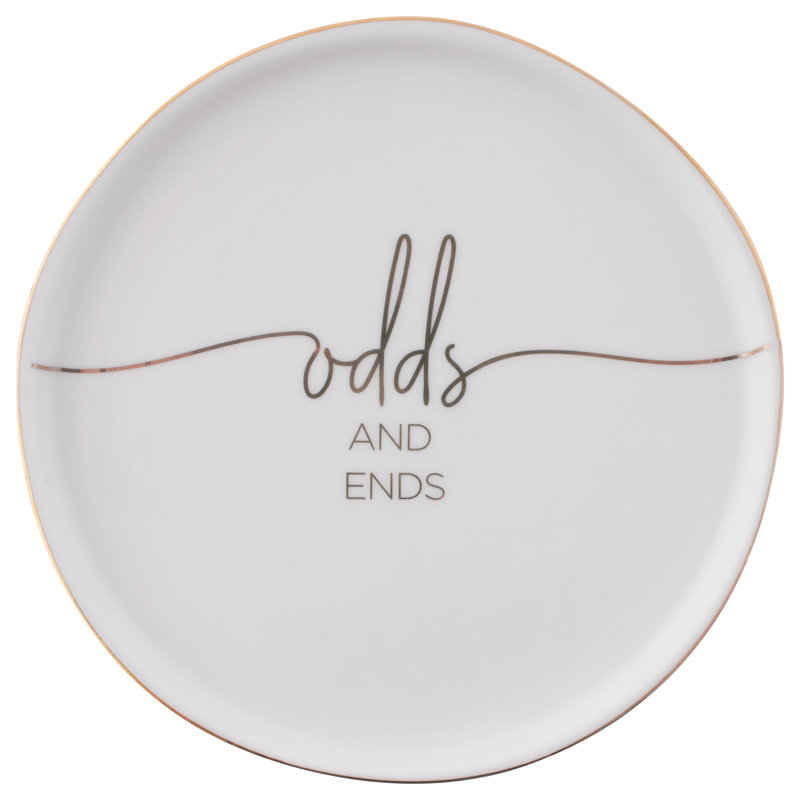 SENTIMENT TRINKET TRAYS  ODDS AND ENDS (S22)