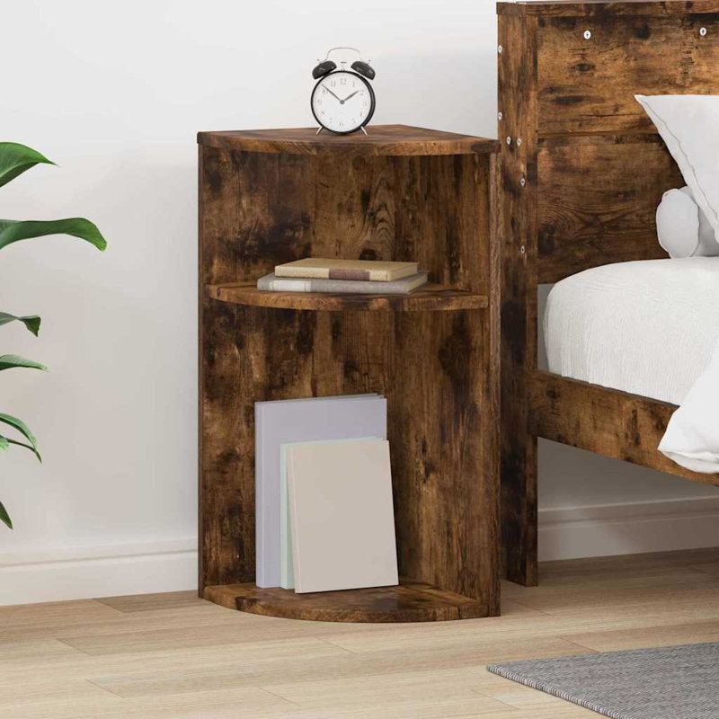 End Table, Smoked Oak