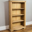 Recdo 138.5cm H x 75cm W Solid Wood Standard Bookcase