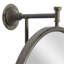 Miroir mural pivotant en métal noir 15 po x 7 po x 29 po-977024471