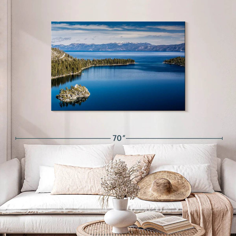 Alvord Majestic Lake Tahoe, H 30 po x l 45 po