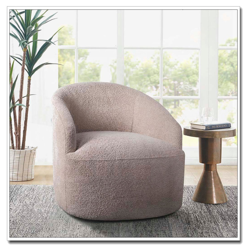 Chaise pivotante rembourrée à 360 degrés