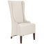 Chaise d'appoint rembourrée en lin Bacall-33246058