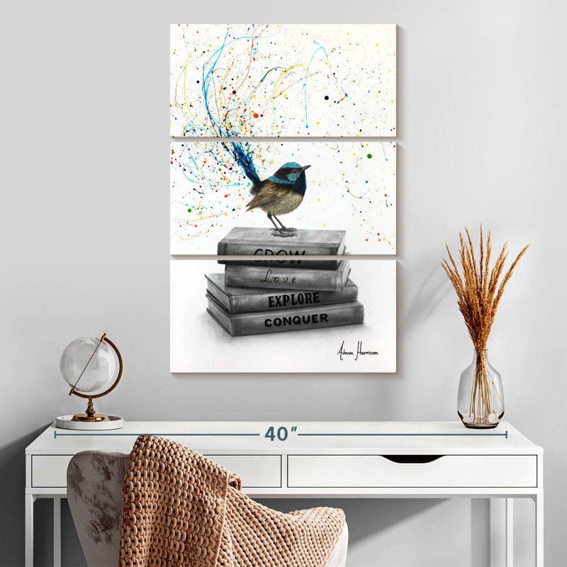 Brampt Building Books, 32" H x 20" W