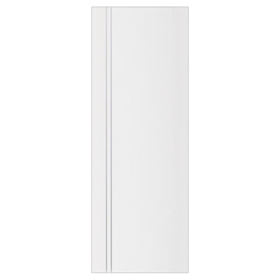 Porte intérieure stratifiée moderne blanc doux Glam G-Pro 002 seulement 36 po x 84 po
