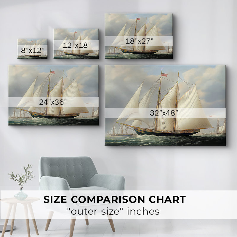 Série Nautical-Cxxiii - Cavas enveloppés de galerie, 12 x 18