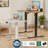 Electric Height Adjustable Standing Desk With 2 Hooks, 4 Lockable Casters,1 Mouse Pad-666096333-666695732