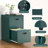  2 Drawer File Cabinet with Lock, Green Metal Filing Cabinets,Vertical Locking File Cabinet Fit Hanging Files, Letter,File Box and A4 Documents-398528734