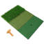 Golf en plastique pour tapis d’herbe à trois gazon 24 po x 0,4 po