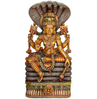 Lord Vishnu On Sheshasanaga
