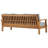 Marina Outdoor Patio Teak Sofa-1704479671