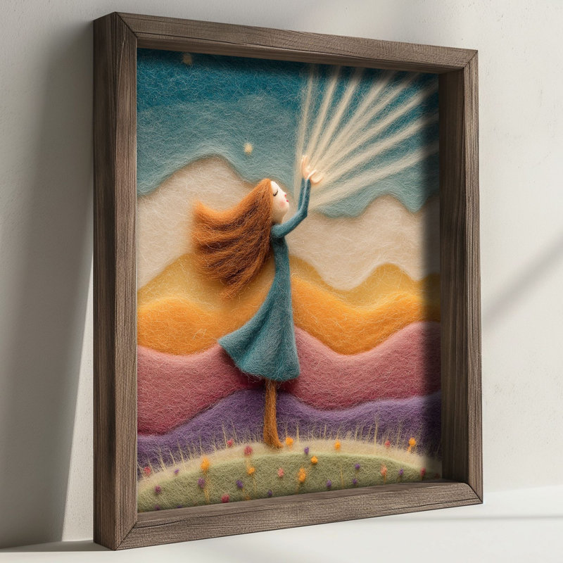 Peinture décorative en panneau de fibres à densité moyenne, H 19,69 po x l 19,69 po