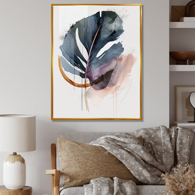 " Green Philodendron Leafy Whispers III "