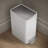 6-Liter Step Trash Can, Black Stainless-79449847