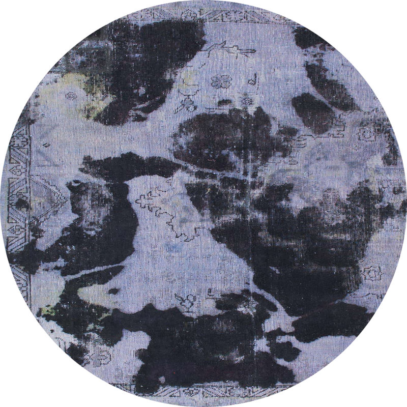Tapis abstrait moderne 1165, Rond 5 pi