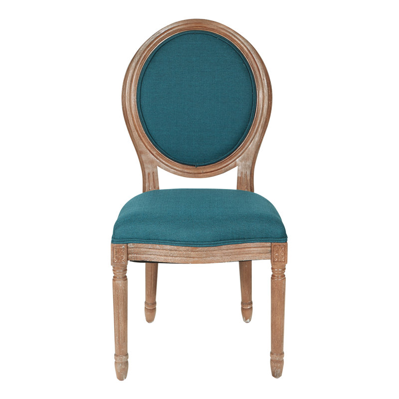 Chaise d'appoint à dossier de style roi Louis Adwolf, Klein Azure