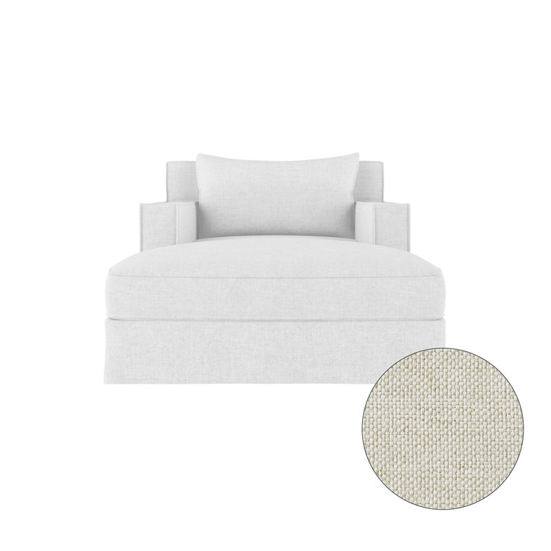 Mulberry Chaise Lounge, Plush Velvet Silver Streak, Weathered
