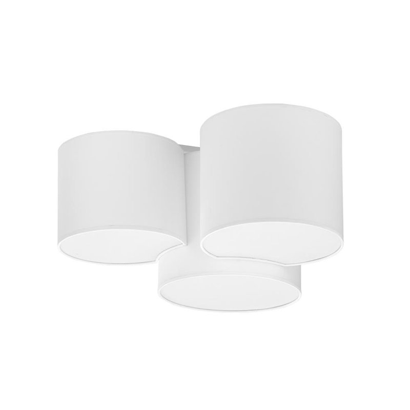Avereigh Fabric Flush Mount, White