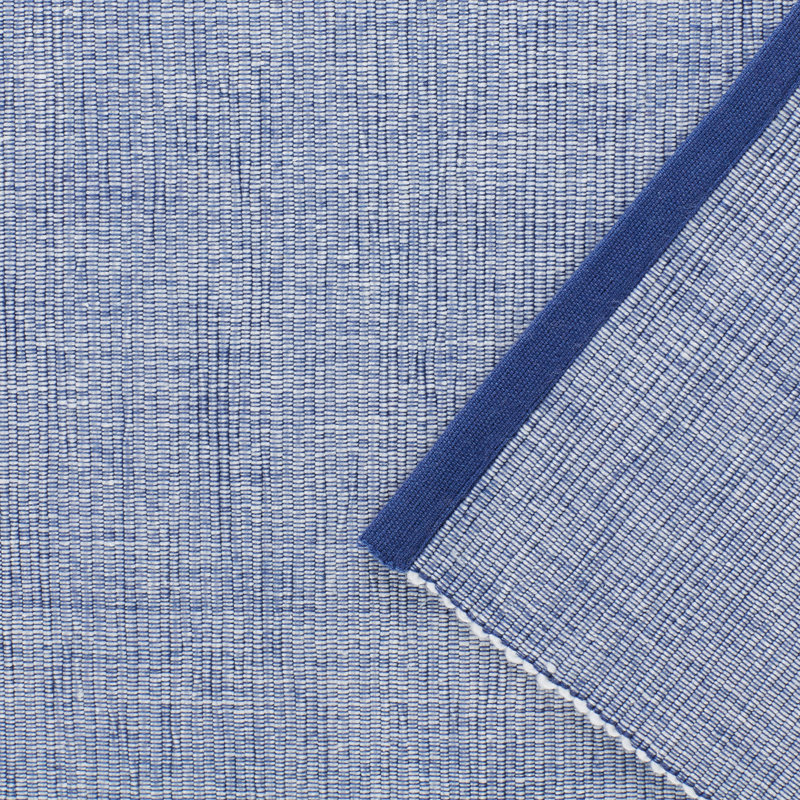 Akinlolu Solid Color 100% Cotton Table Runner, Navy