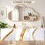 Ensemble de miroirs muraux asymétriques irréguliers-320210644