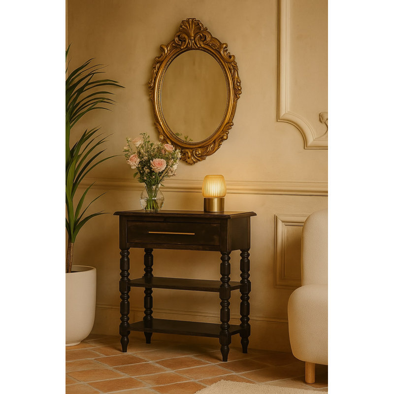 Solid Wood End Table