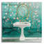 «Chinoiserie Bath 1 Sq» par Julia Purinton, art mural en verre acrylique-1824877562