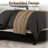 Full Size black Diamond Bed Frame-78894866-78894865