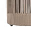 Ensemble de table industrielle rustique, table basse et table d'appoint avec design en corde tissée, ensemble de table élégant et fonctionnel moderne pour le salon et la décoration intérieure - corde beige-558264474