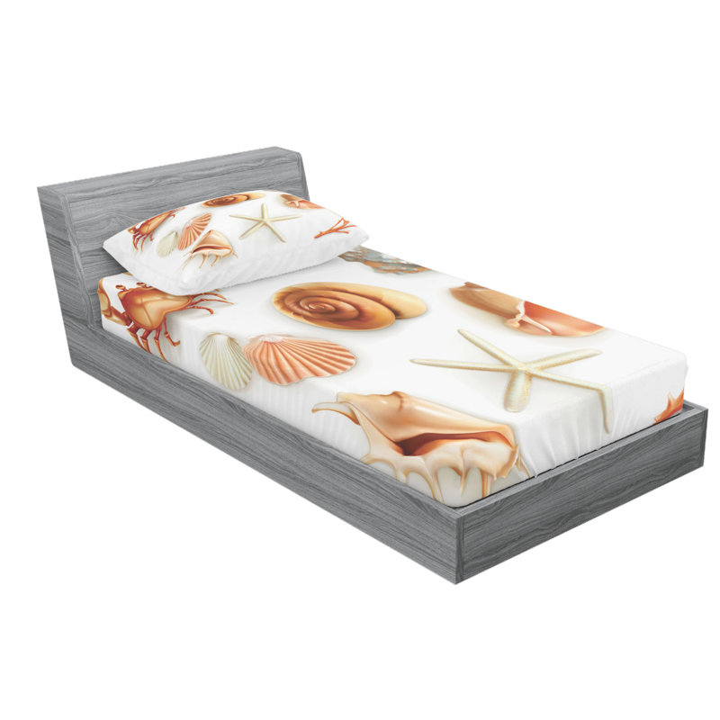 Microfiber Sheet Set, Twin Sheet Set with Fitted Sheet