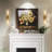 2-Light Brass Wallchiere 22.8" Long Glass Wall Sconce for Bathroom-897495691