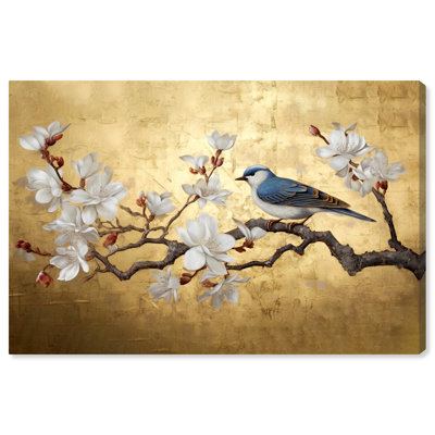 " Branch Blossom With Bird "