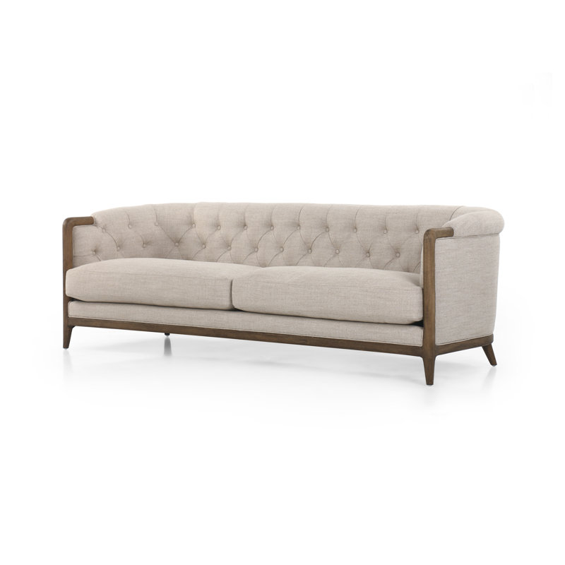 Ellsworth 91" Rolled Arm Sofa, 29.75" H x 91" W x 36" D, Alcala Wheat