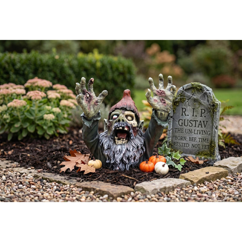Statue gnome zombie Gnombie
