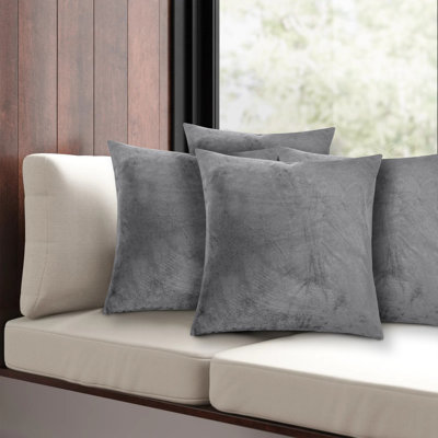 Apex Crushed Velvet Cushion Cover Set
