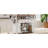 Kitchen Island With Drape Of Beads, Rolling Cart Power Outlet, Drop Leaf, 3 Doors, Drawers, Internal Iron Shelf, For & Dining Room, White Beaded Curtain, Cabinets, Leaf Table, Adjustable Shelves,-2118443626
