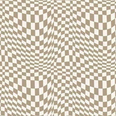 GROOVY CHECK TAN OGA Sample