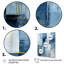 Blue Nautical Shapes II - Coastal Minimalisme, art mural-2107914823-2107914867