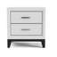 Table de chevet 2 tons avec 2 tiroirs et 2 tiroirs-1606732186