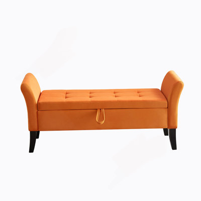 Bed Bench With Storage Velvet